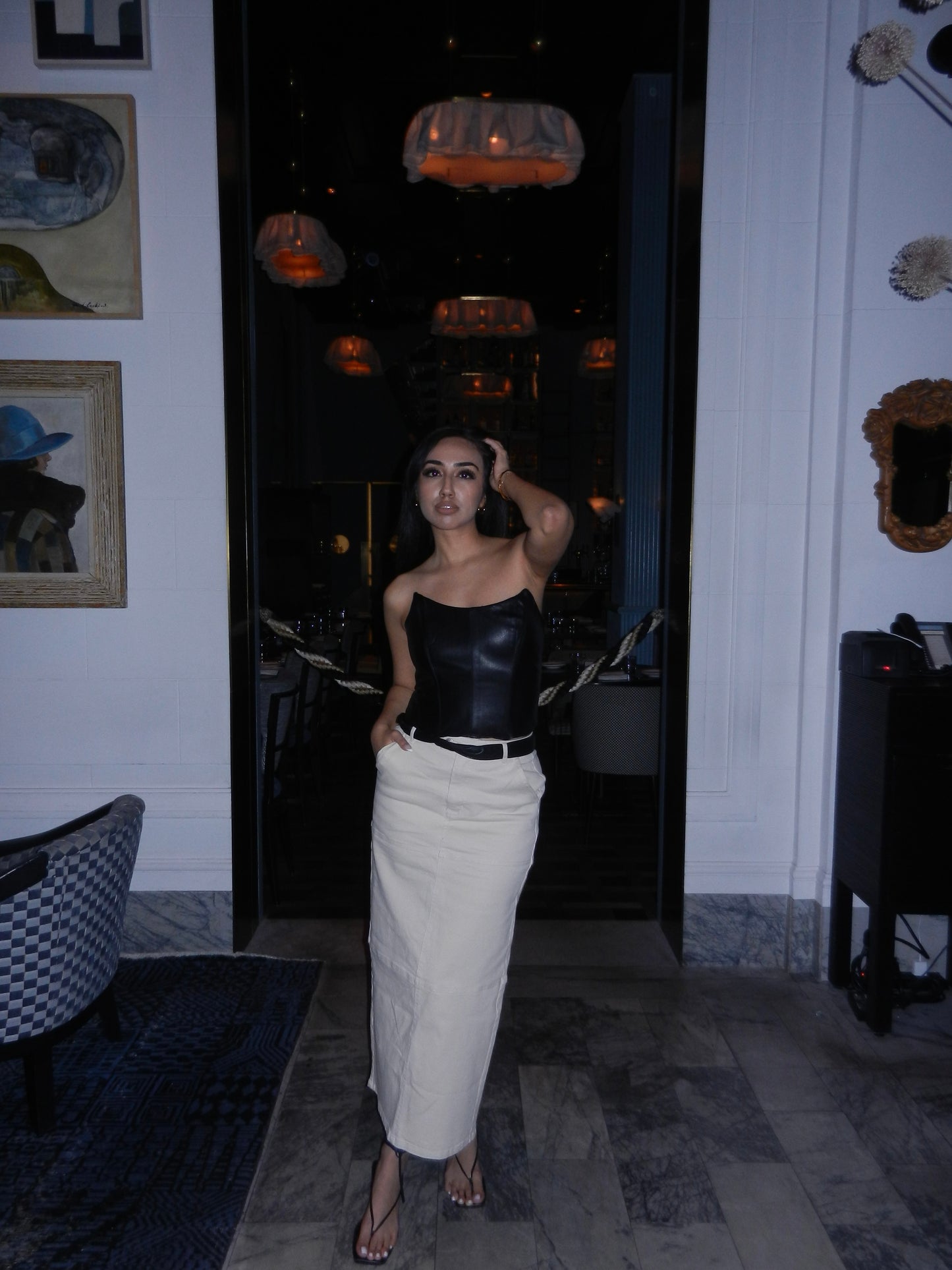 The Emma Denim Maxi Skirt