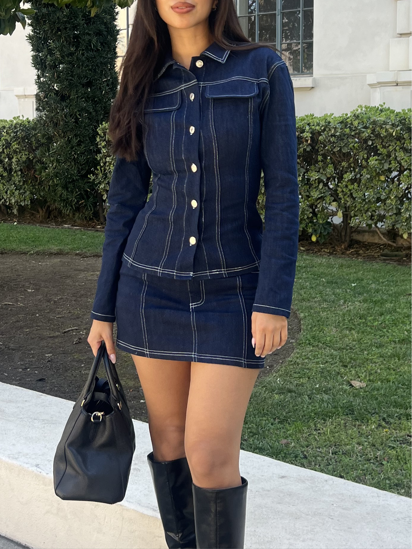 DENIM SKIRT