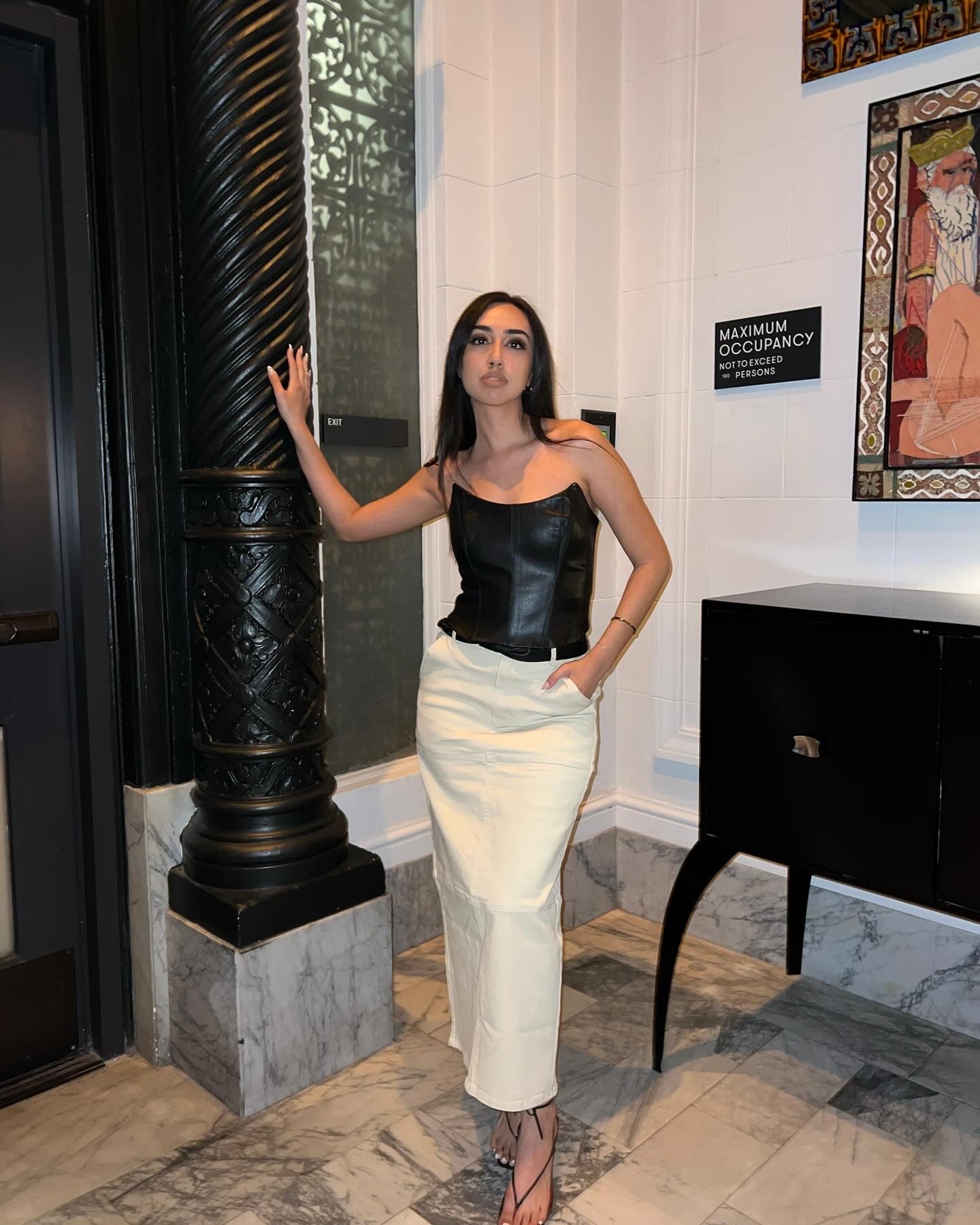 The Emma Denim Maxi Skirt